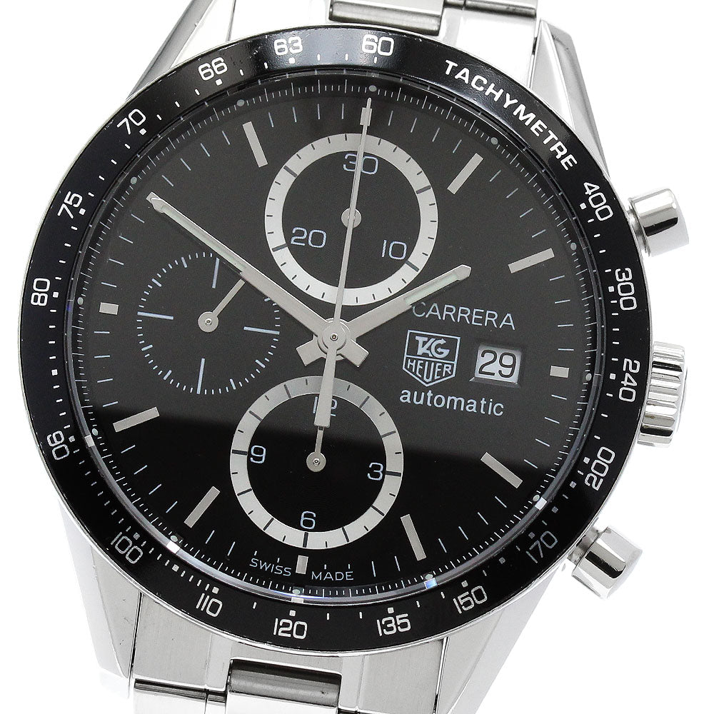 TAG HEUER Carrera CV2010 Chronograph black Dial Automatic Men's Watch_871297