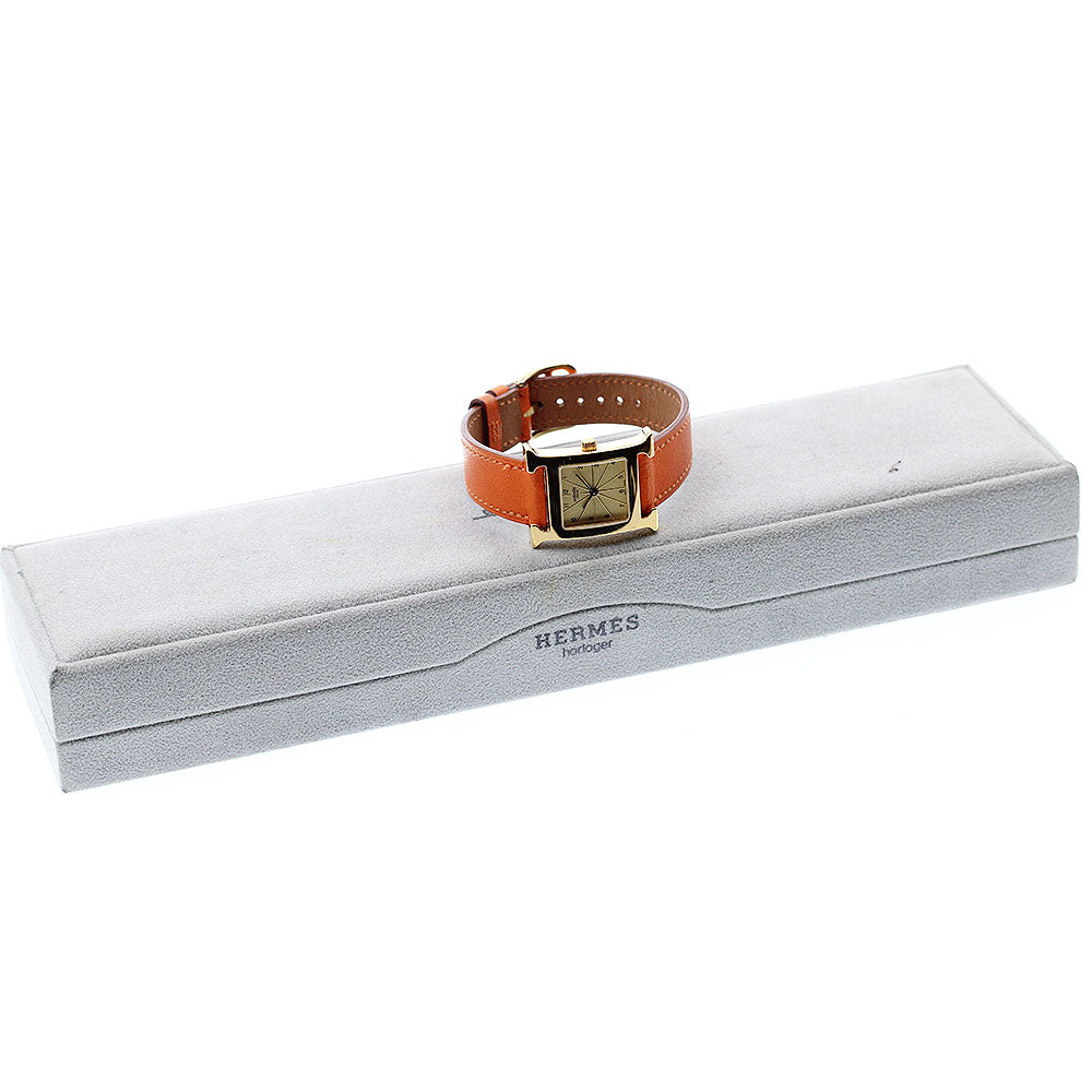 HERMES H watch HH1.201 gold Dial Quartz Ladies Watch_871317