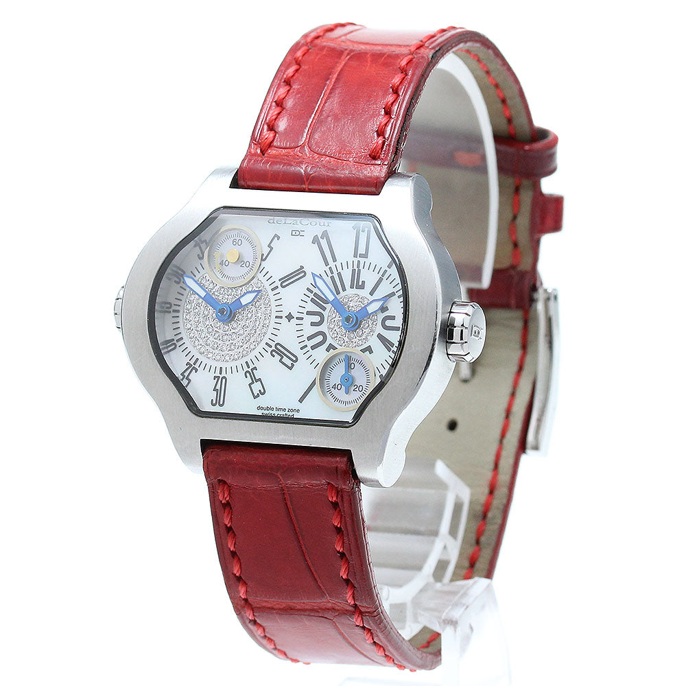 deLaCour City 2 Small seconds Silver / white shell Dial Quartz Ladies Watch_871320