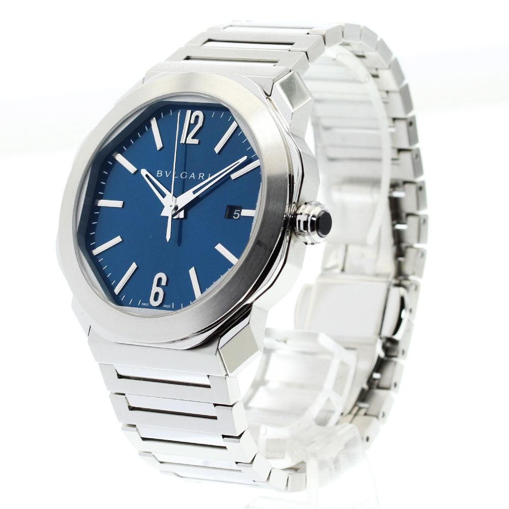 BVLGARI Octo OC41S Date blue Dial Automatic Men's Watch_871326