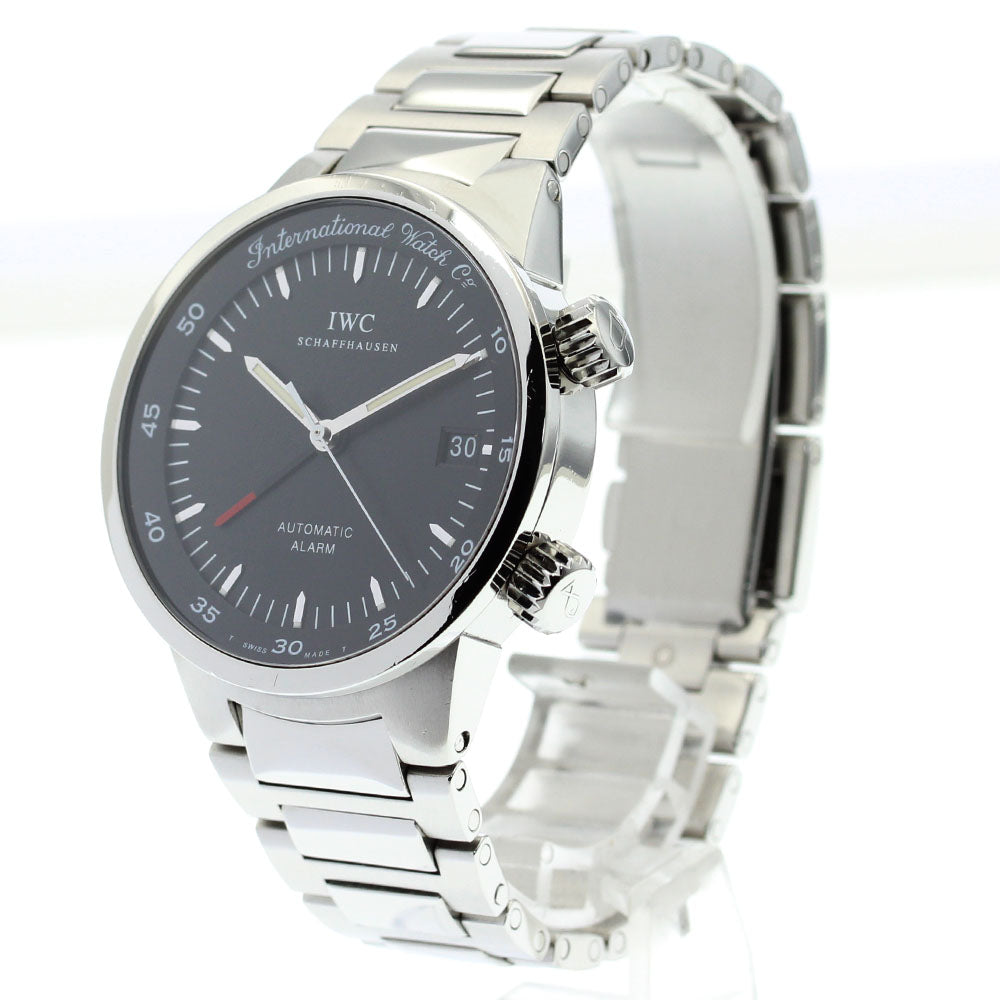 IWC SCHAFFHAUSEN GST Alarm IW353702 Date Black Dial Automatic Men's Watch_871333