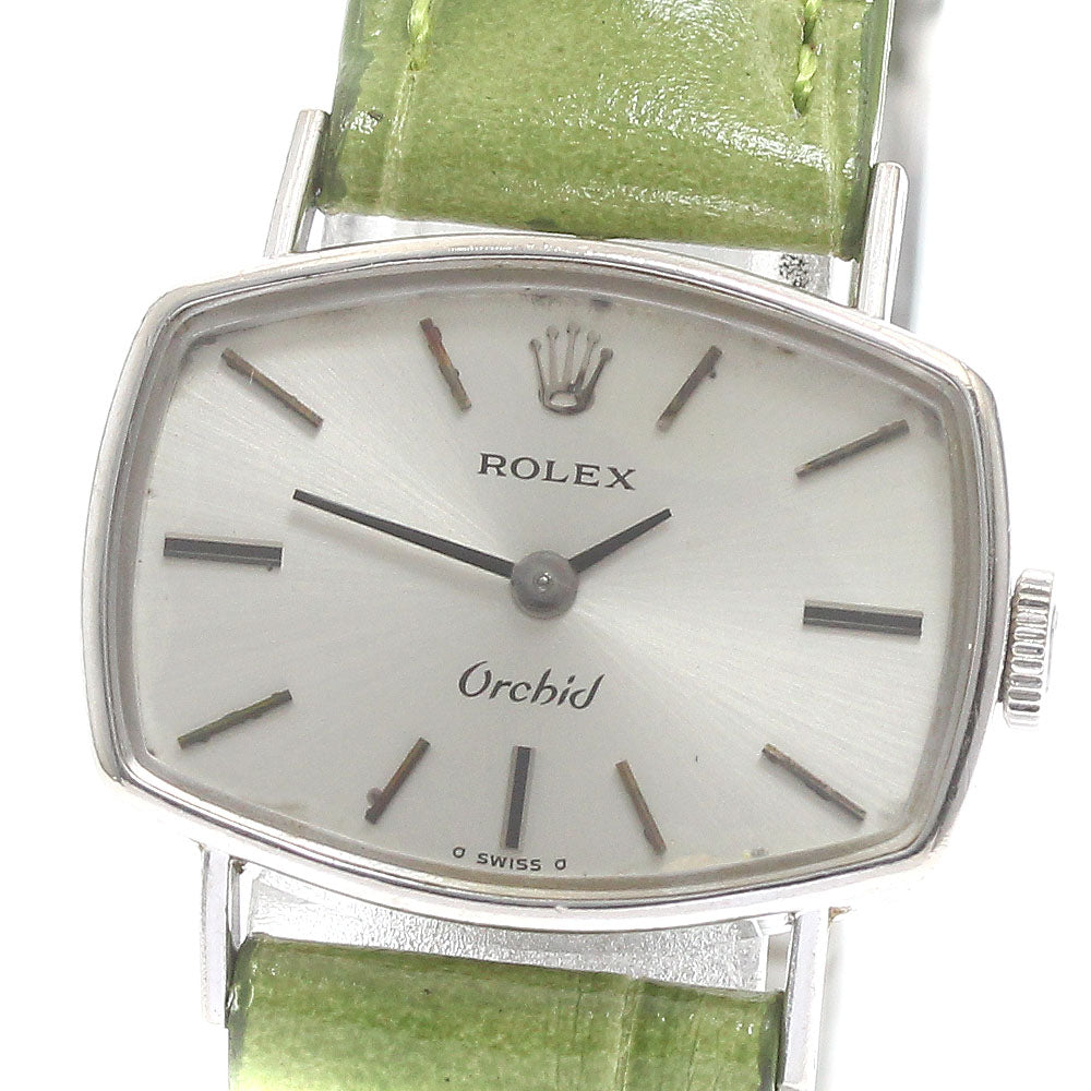 ROLEX Orchid Cal.1400 Silver Dial Hand Winding Ladies Watch_871351
