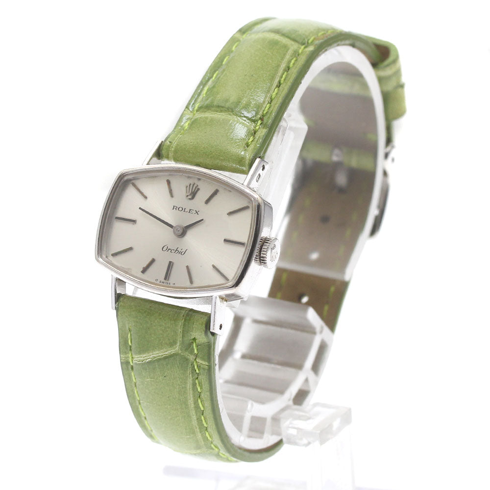 ROLEX Orchid Cal.1400 Silver Dial Hand Winding Ladies Watch_871351