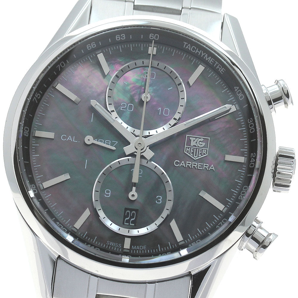 TAG HEUER Carrera 1887 CAR211D Chronograph Japan only Black shell Dial Automatic Men's Watch_871364