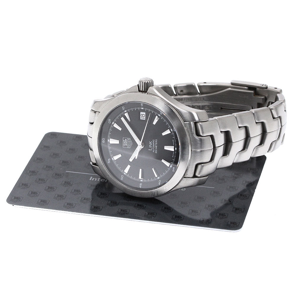 TAG HEUER Link WJF2110.BA0570 Date black Dial Automatic Men's Watch_871366