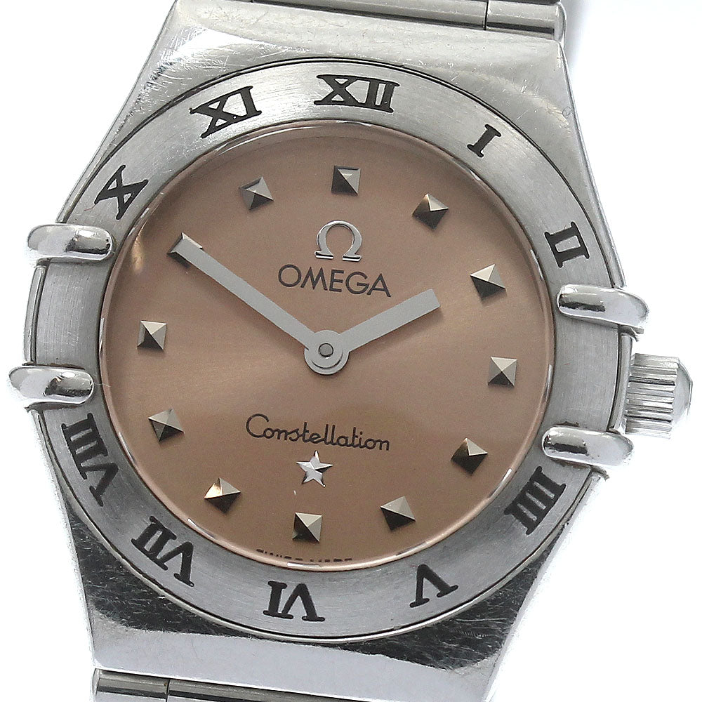 OMEGA Constellation Mini My Choice 1561.61 pink Dial Quartz Ladies Watch_871372