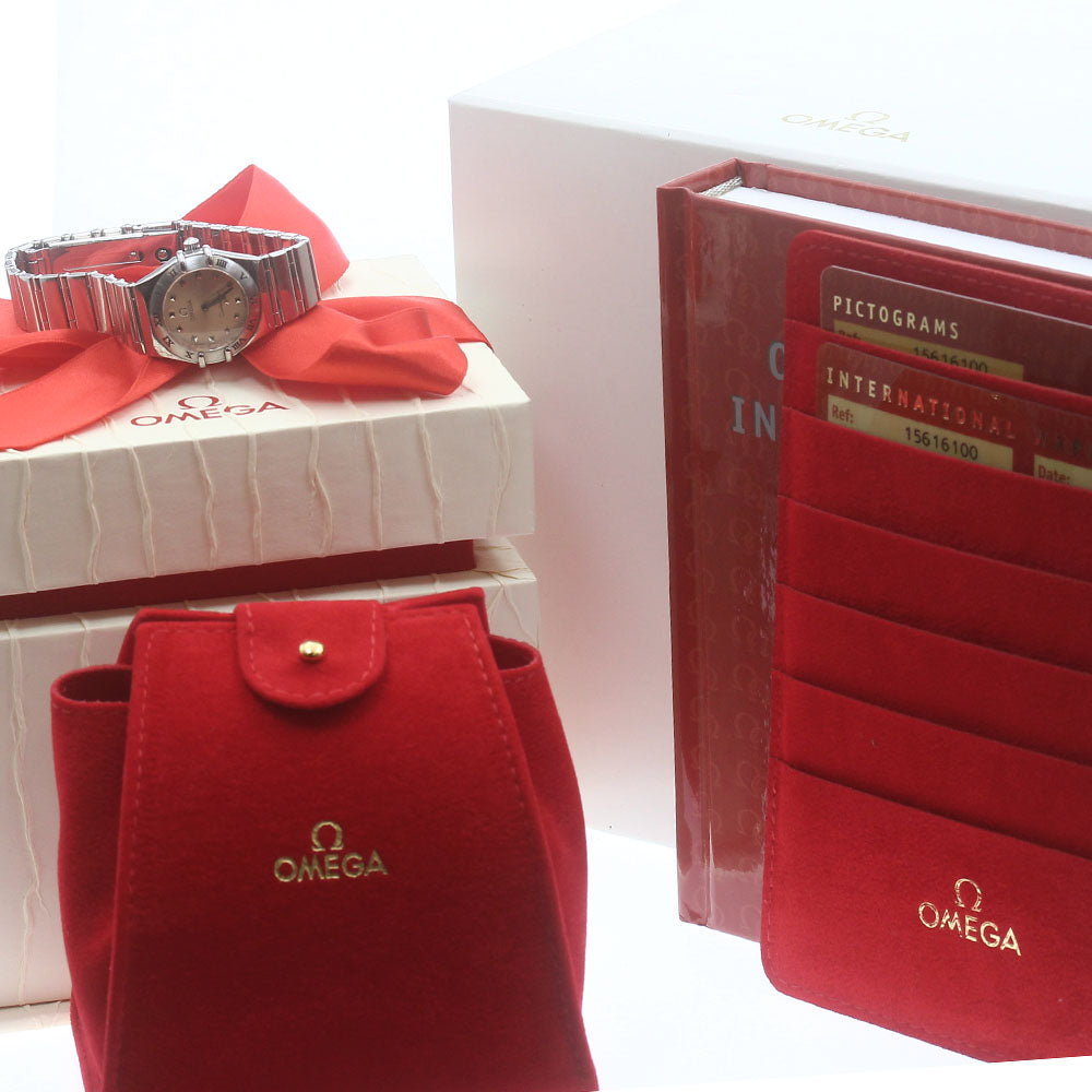 OMEGA Constellation Mini My Choice 1561.61 pink Dial Quartz Ladies Watch_871372