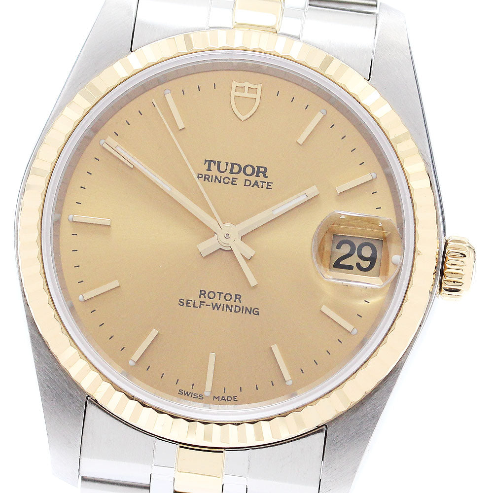 TUDOR Prince Date 74033 cal.2824-2 Gold Dial Automatic Men's Watch_871429