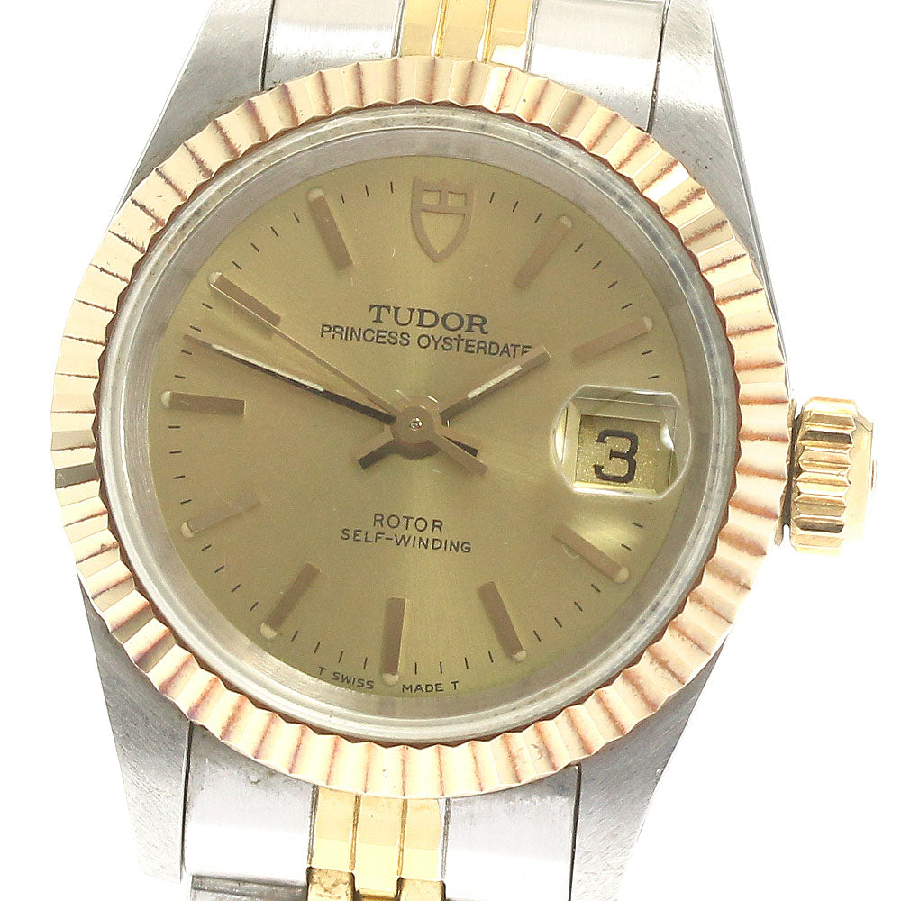 TUDOR Princess Oyster Date 92413N YG bezel Cal.2671 Automatic Ladies_871435