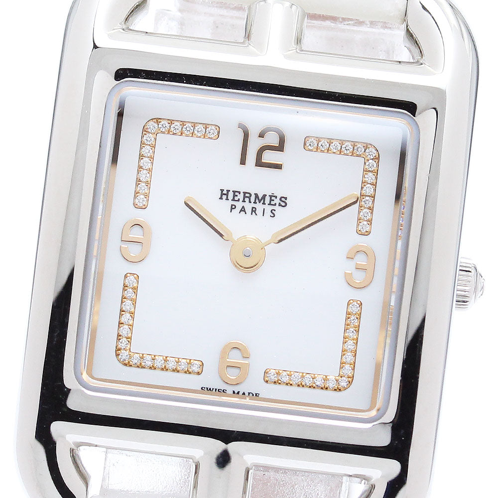 HERMES Cape Cod CC1.312 diamond white Dial Quartz Ladies Watch_871464