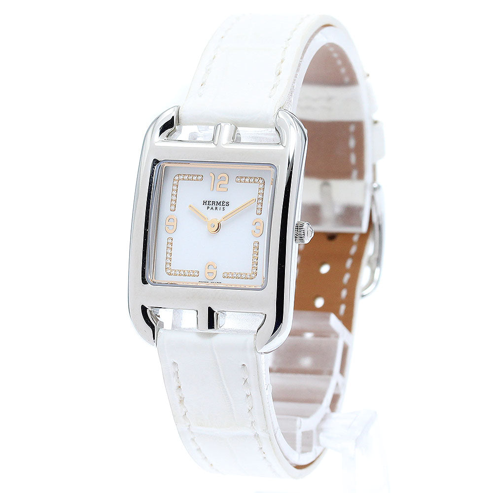 HERMES Cape Cod CC1.312 diamond white Dial Quartz Ladies Watch_871464