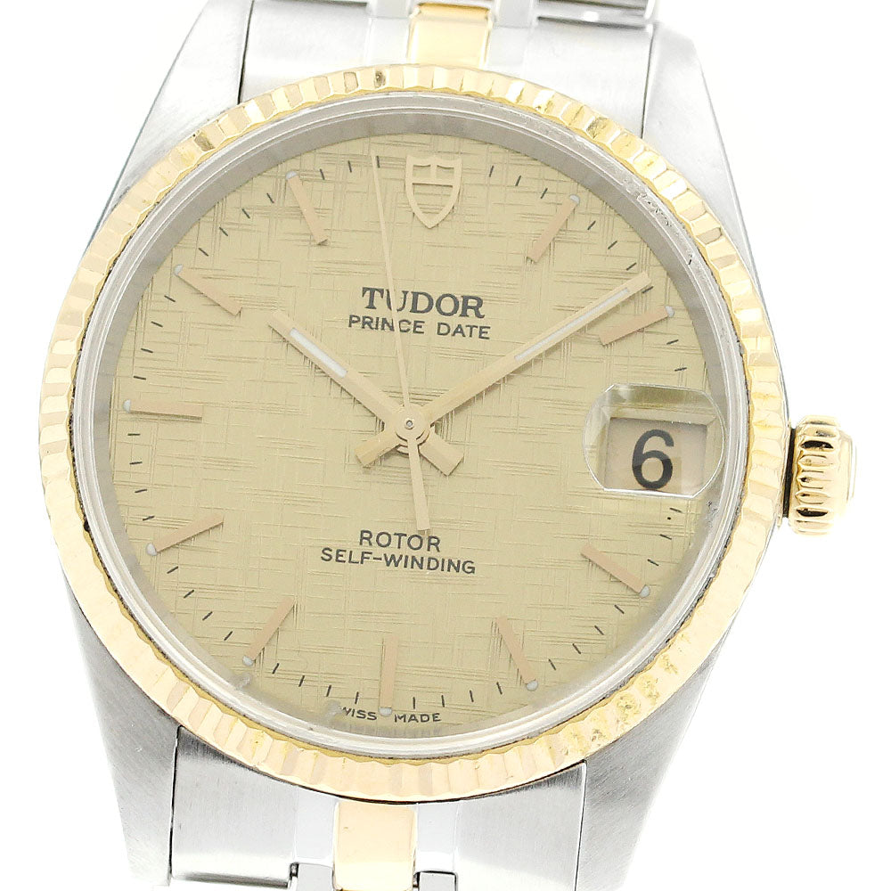 TUDOR Prince Date 74033 cal.2824-2 gold Dial Automatic Men's Watch_871467