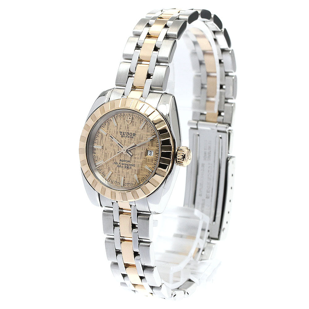 TUDOR Classic 22013 Date Gold Dial Automatic Ladies Watch_871469