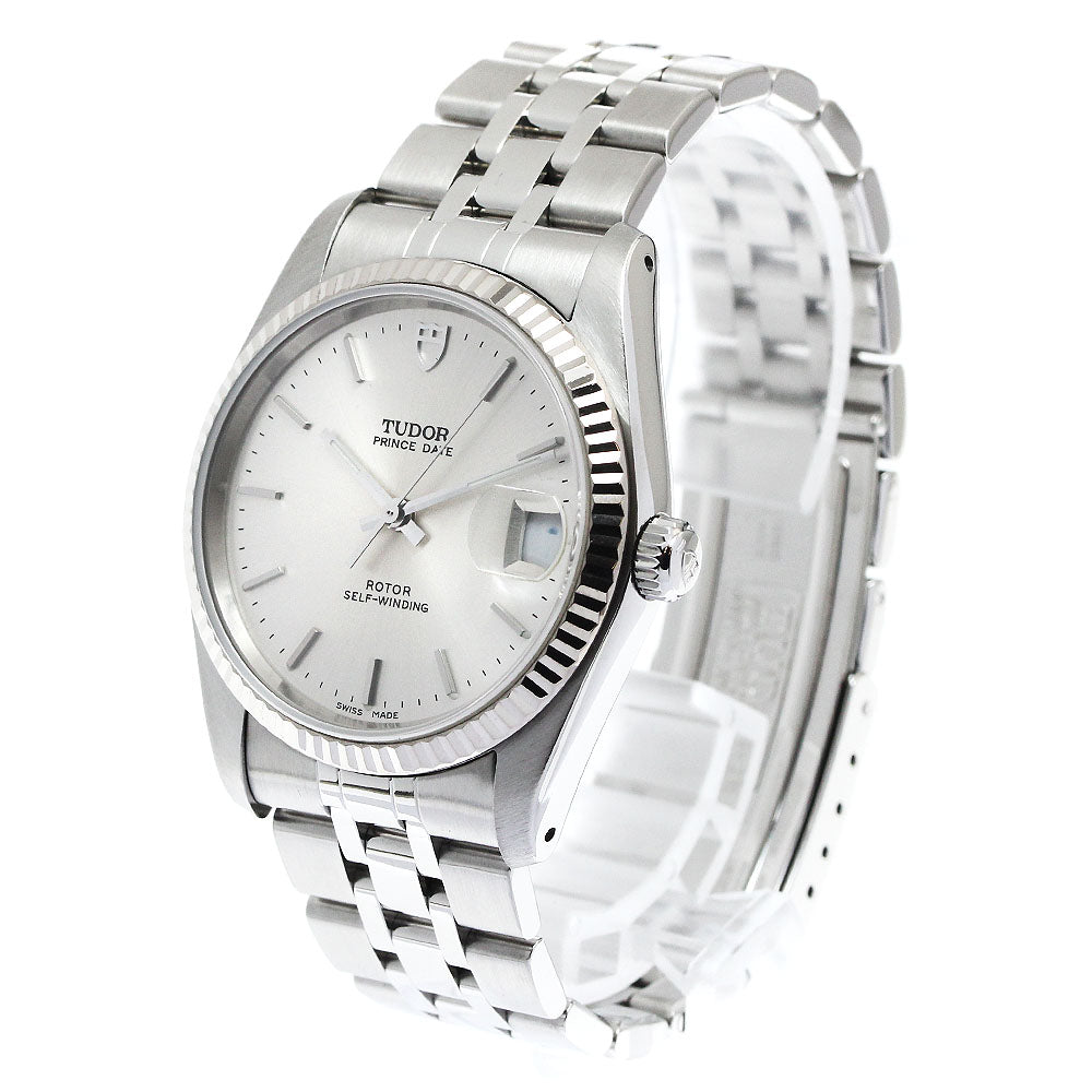 TUDOR Prince Date 74034 WG bezel Silver Dial Automatic Men's Watch_871472