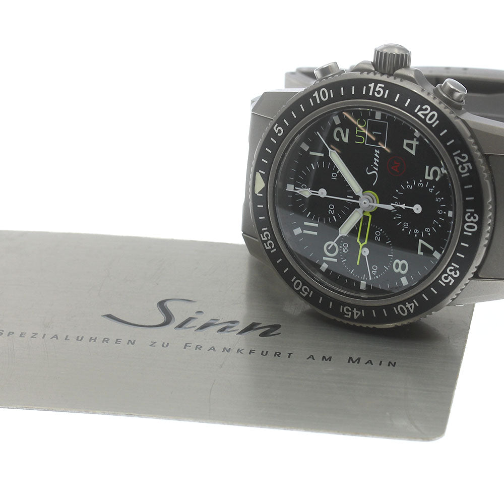 Sinn 103.TI.AR.UTC Day-Date Chronograph black Dial Automatic Men's Watch_871496
