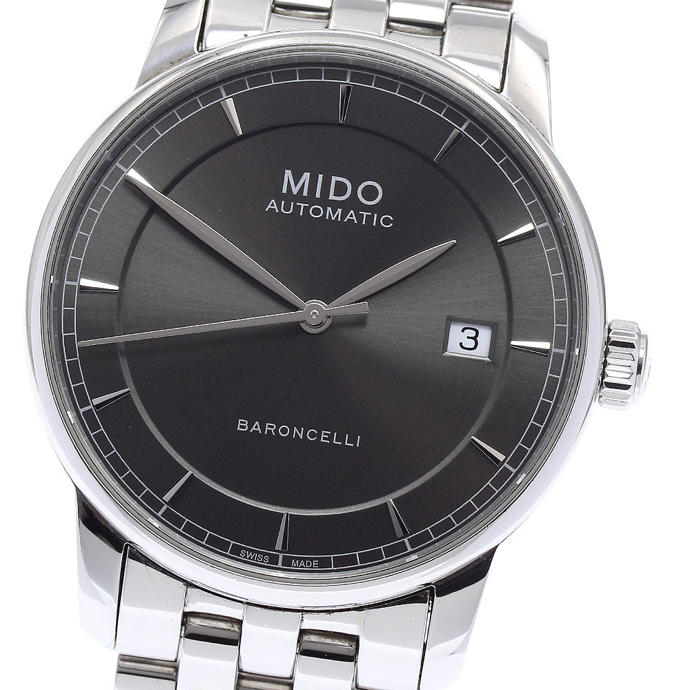 MIDO Baroncelli 8600B Date gray Dial Automatic Men's Watch_871500