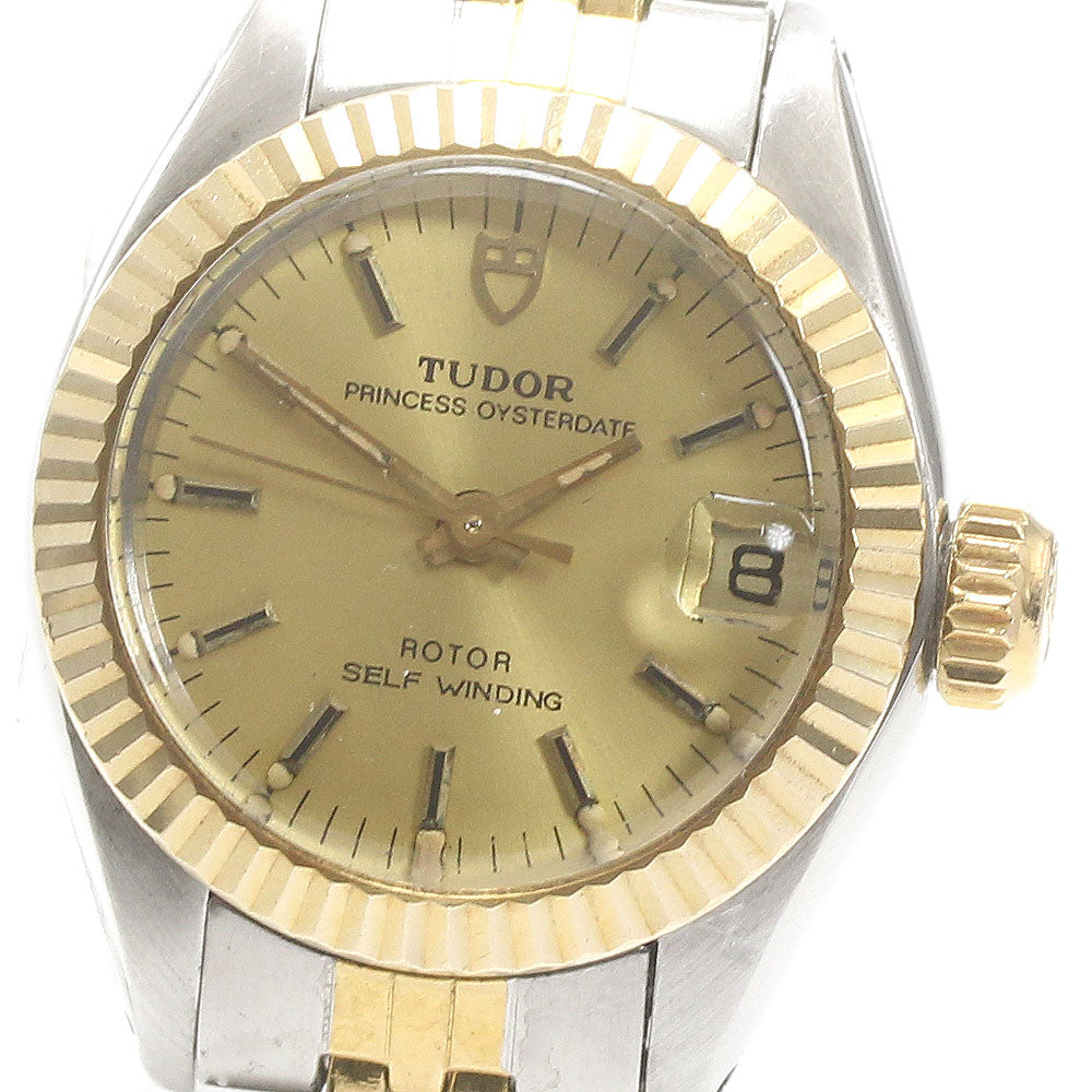 TUDOR Princess Oyster Date 92313 cal.2671 gold Dial Automatic Ladies_871511