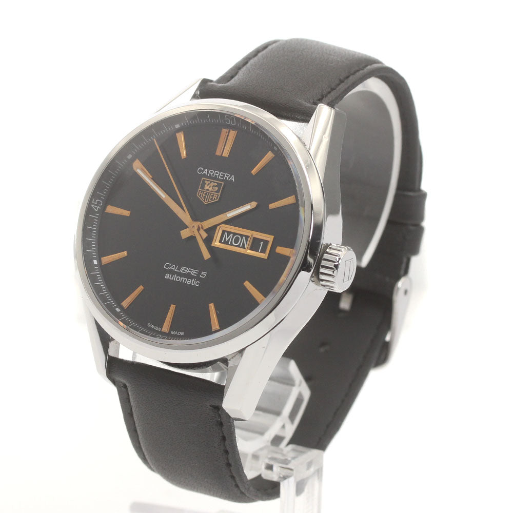 TAG HEUER Carrera Caliber 5 WAR201C-1 Day date black Dial Automatic Men's_871513