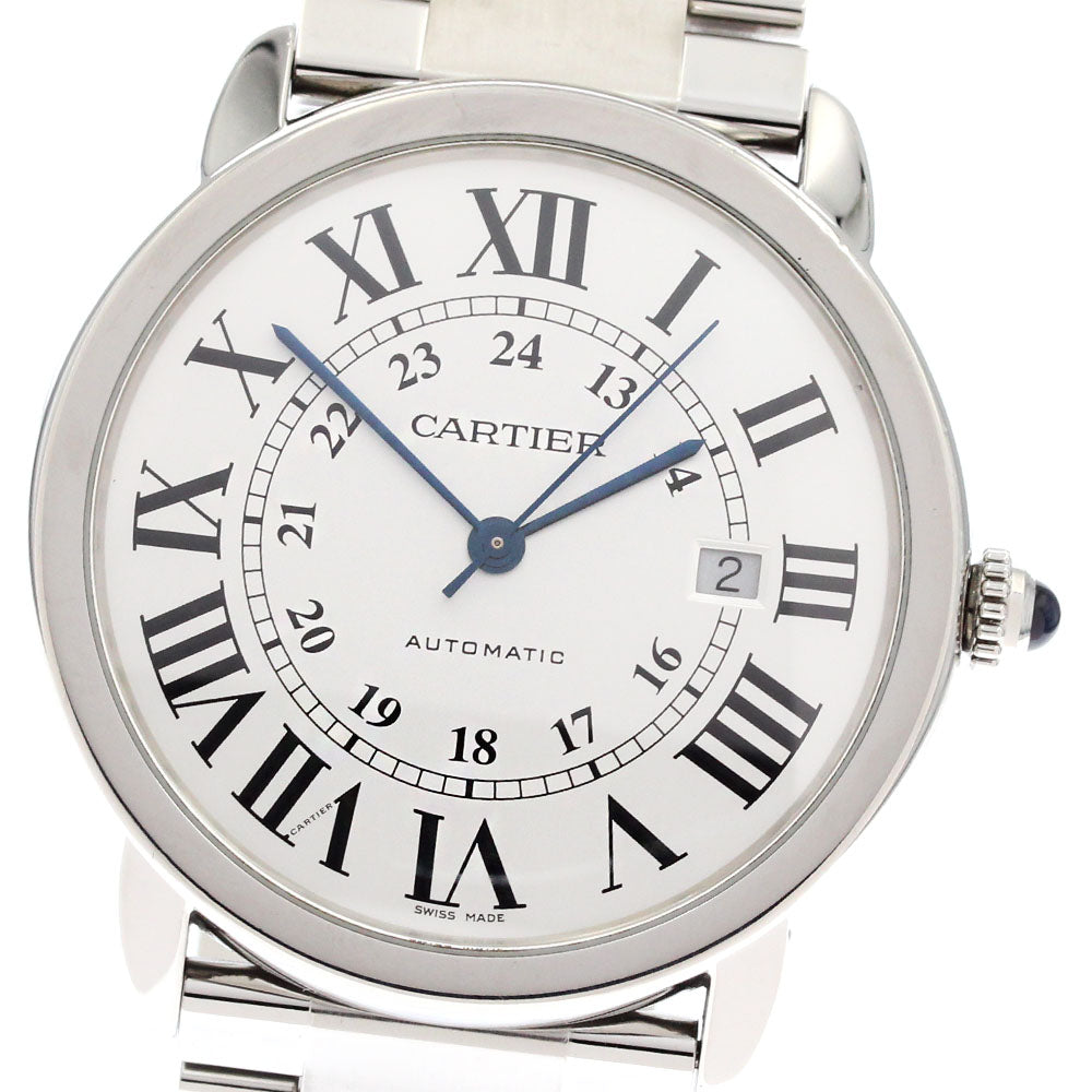 CARTIER Ronde Solo de Cartier XL W6701011 Date Automatic Men's Watch_871530