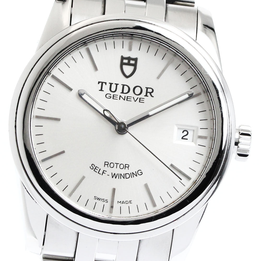 TUDOR Glamour 55000 Date Silver Dial Automatic Men's Watch_871531