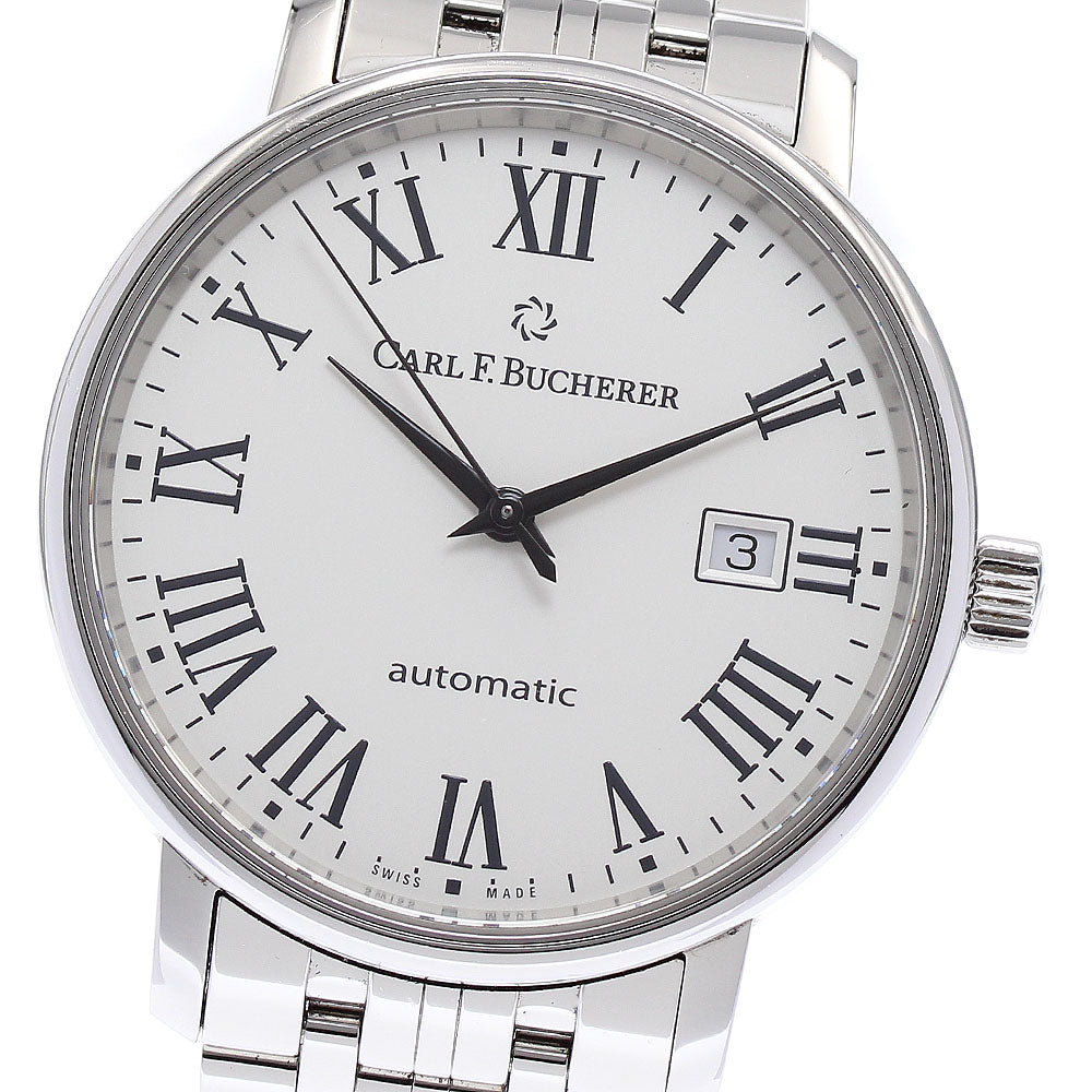 CARL F.BUCHERER 10318.08 Date white Dial Automatic Men's Watch_871535