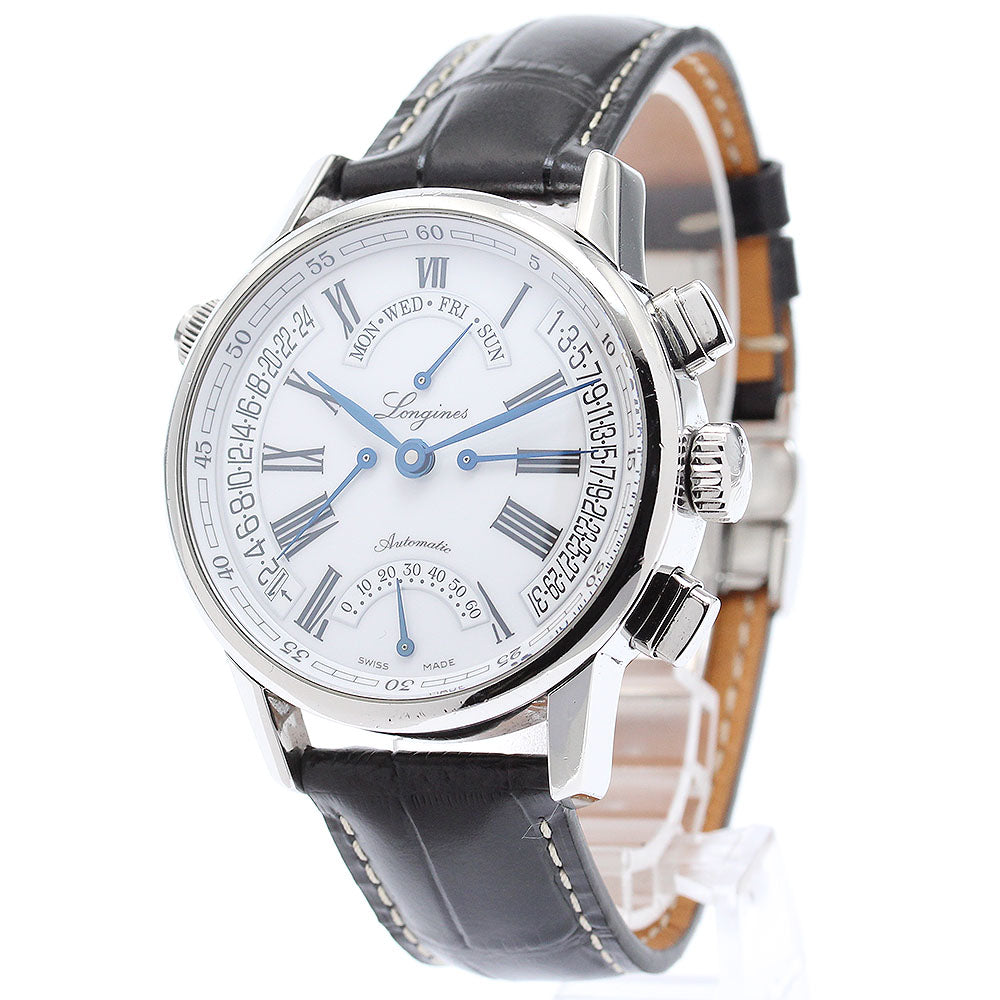 LONGINES Heritage Retrograde L4.797.4 White Dial Automatic Men's Watch_871541