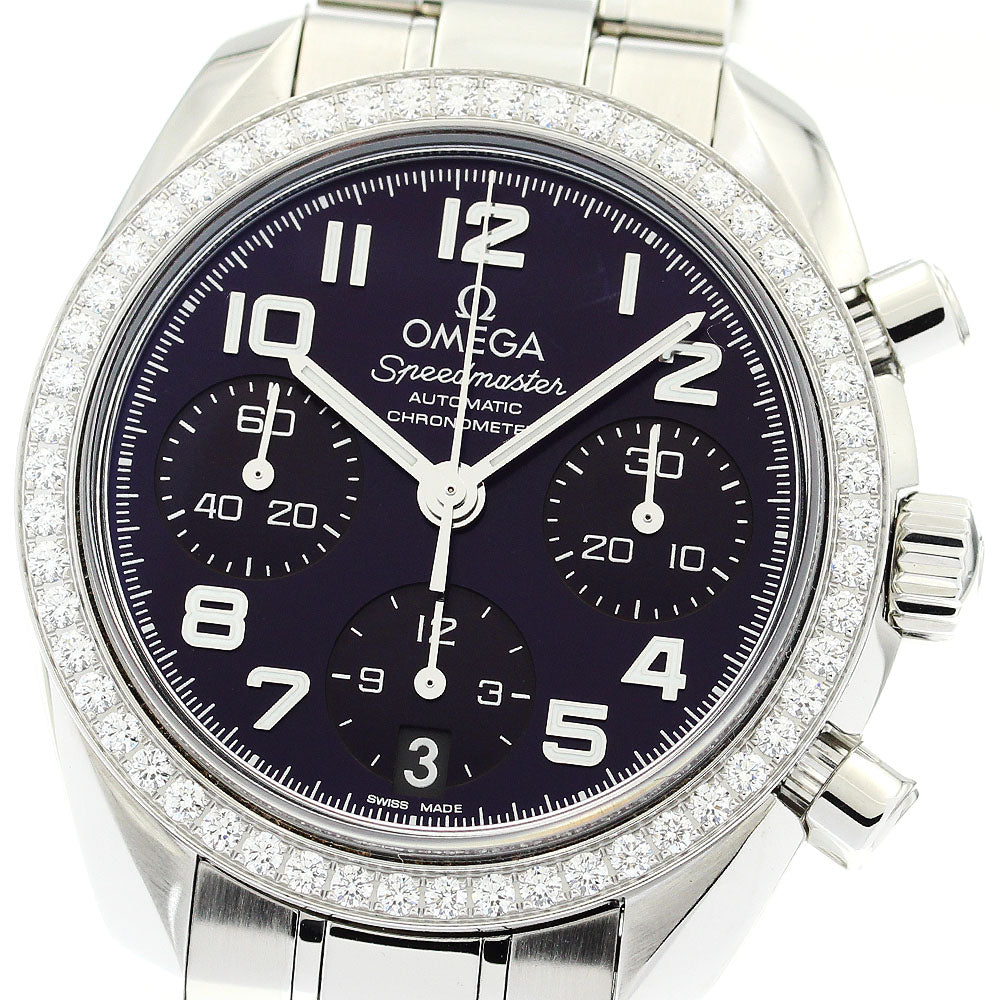 OMEGA Speedmaster 324.15.38.40.10.001 Diamond Bezel Automatic Boy's Watch_871543