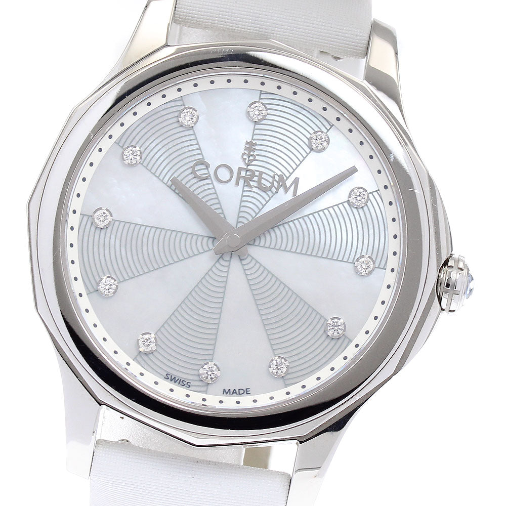 CORUM Admirals Cup Legend 38 A020/02663 White shell Dial Quartz Men's_871548