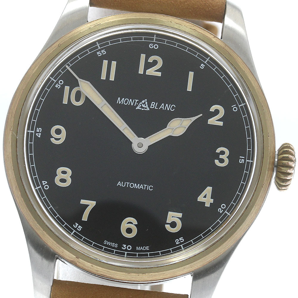 MONTBLANC 1858 MB116241 black Dial Automatic Men's Watch_871552