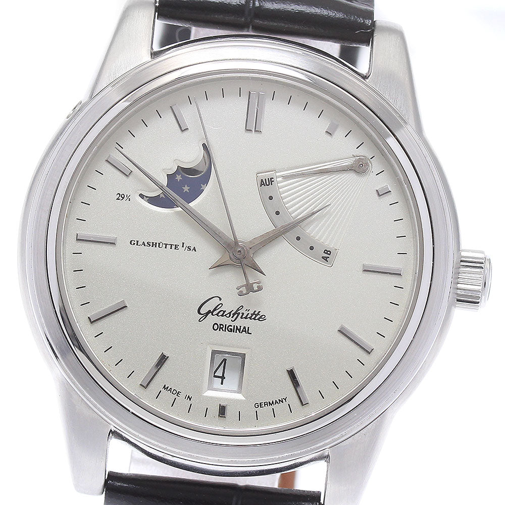 GLASHUTTE ORIGINAL Seneta 39.44.04.12.04 Power reserve Silver Dial Automatic Men's Watch_871561