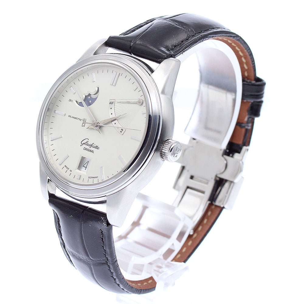 GLASHUTTE ORIGINAL Seneta 39.44.04.12.04 Power reserve Silver Dial Automatic Men's Watch_871561
