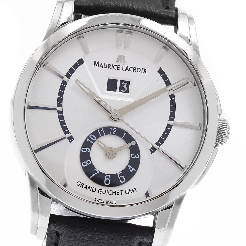 MAURICE LACROIX Pontos GMT PT6238 Silver Dial Automatic Men's Watch_871568