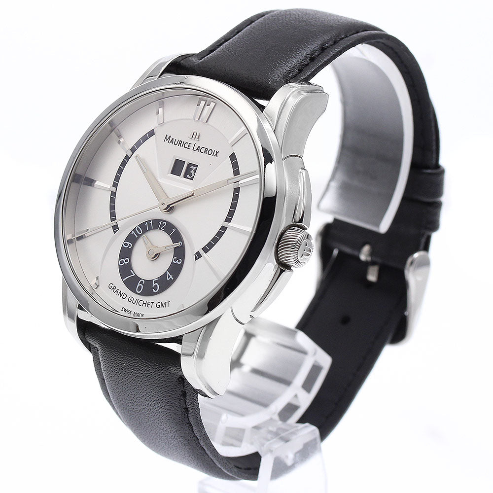 MAURICE LACROIX Pontos GMT PT6238 Silver Dial Automatic Men's Watch_871568