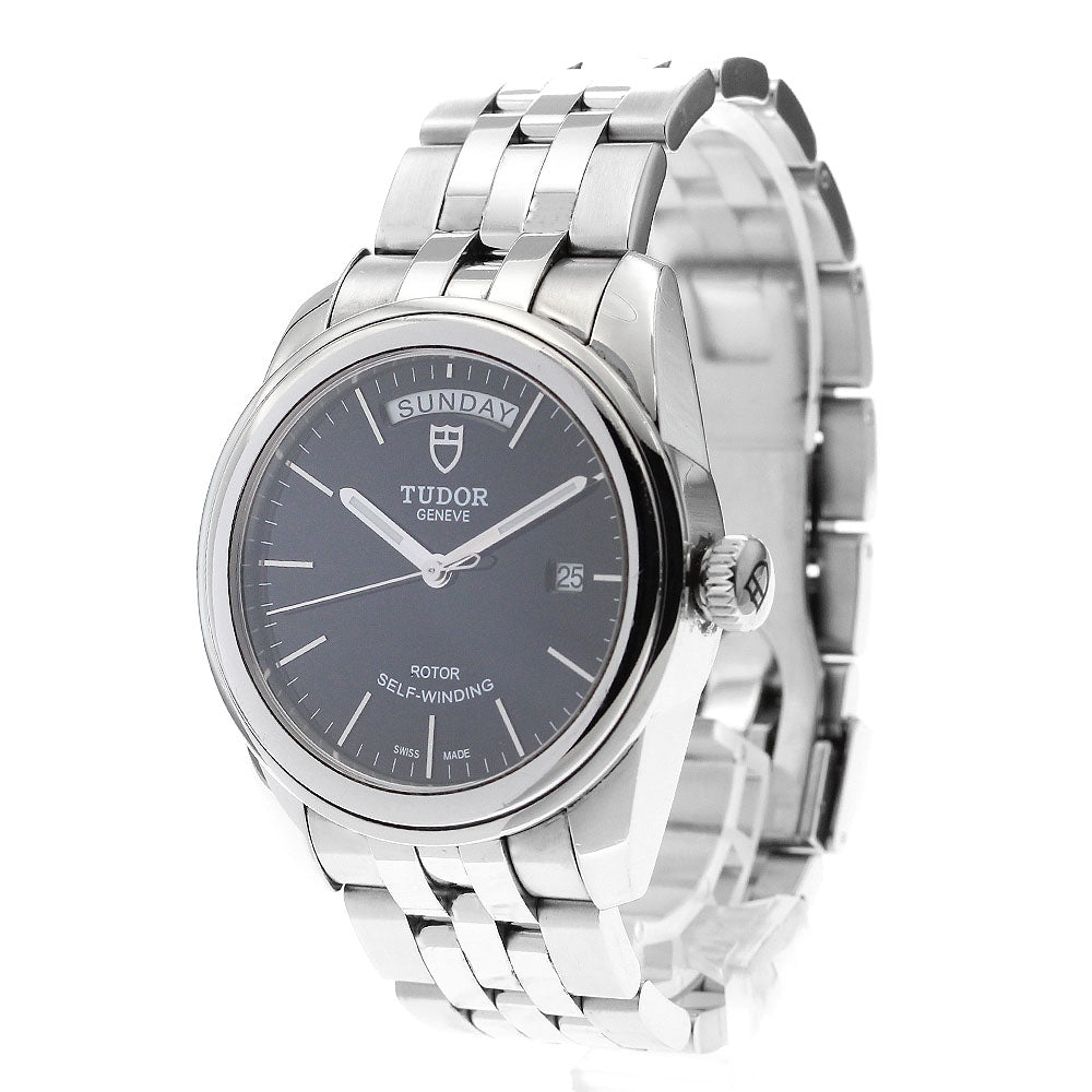 TUDOR Glamor Day Date 56000 Day date black Dial Automatic Men's Watch_871570