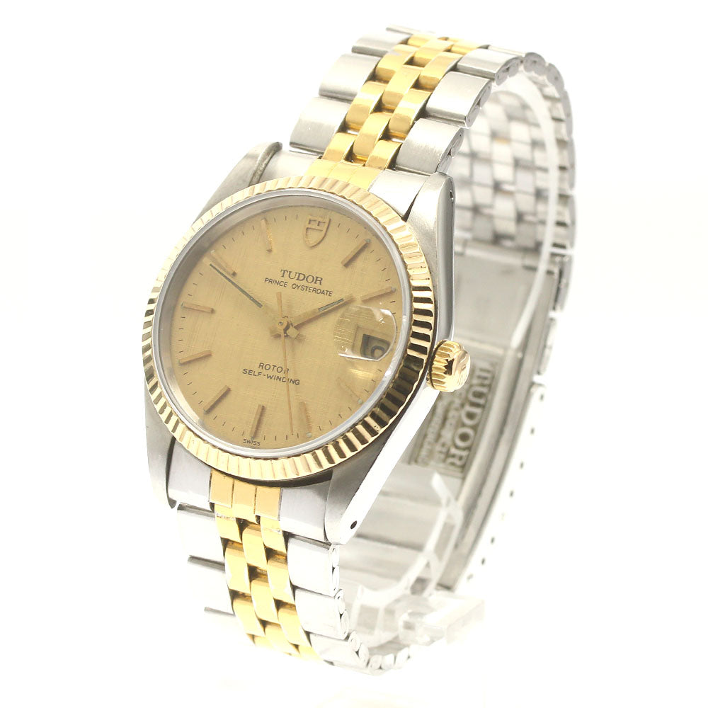 TUDOR Prince Oyster Date 74033 cal.2824-2 gold Dial Automatic Men's Watch_871573