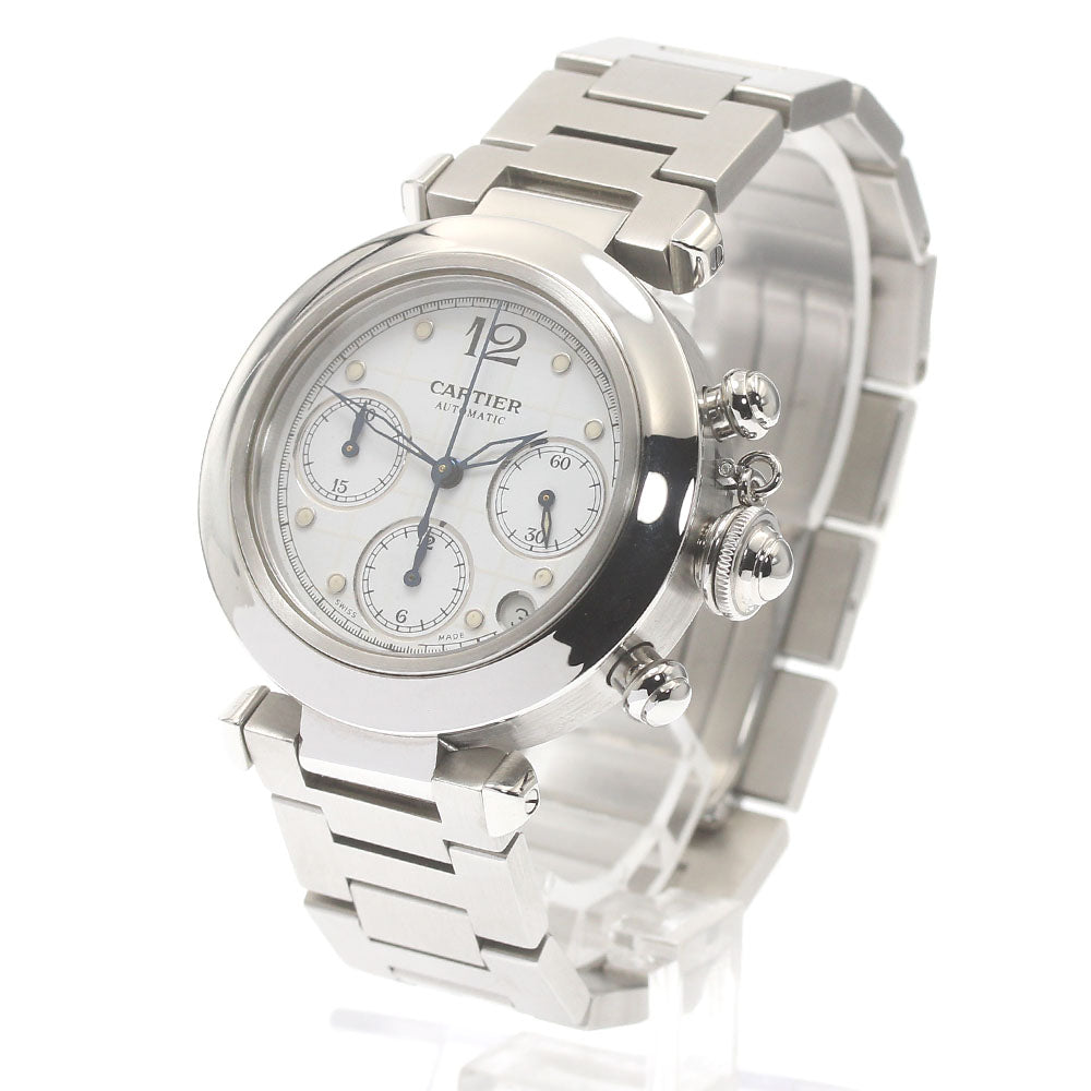 CARTIER Pasha C Chrono W31039M7 Chronograph Automatic Boy's Watch_871580