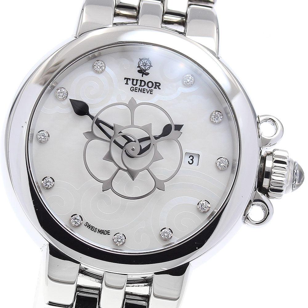 TUDOR Claire de Rose 35400 11P diamond White shell Dial Automatic Ladies Watch_871590