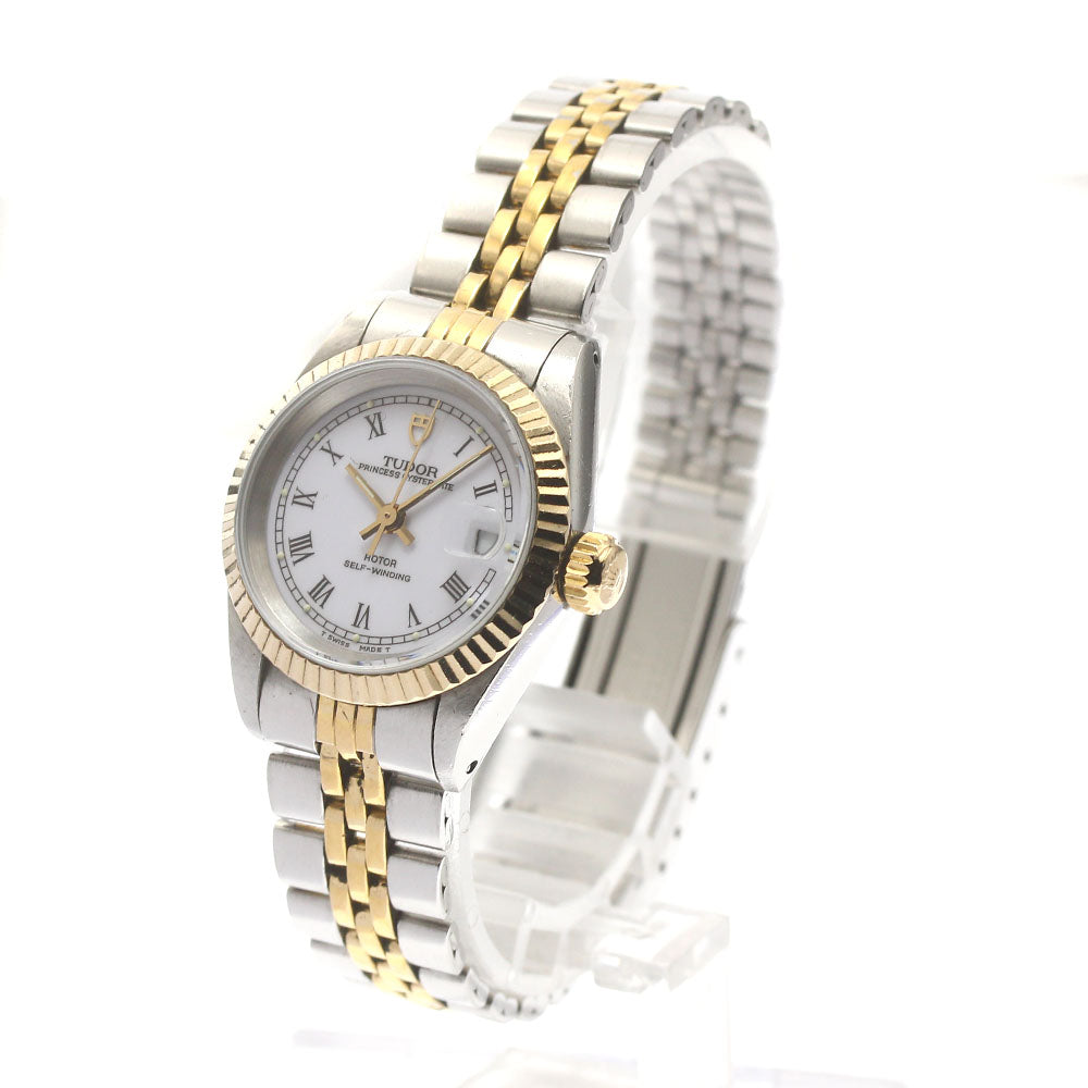 TUDOR Princess Oyster Date 92413N YG bezel cal.2671 Auto Ladies Watch_871592
