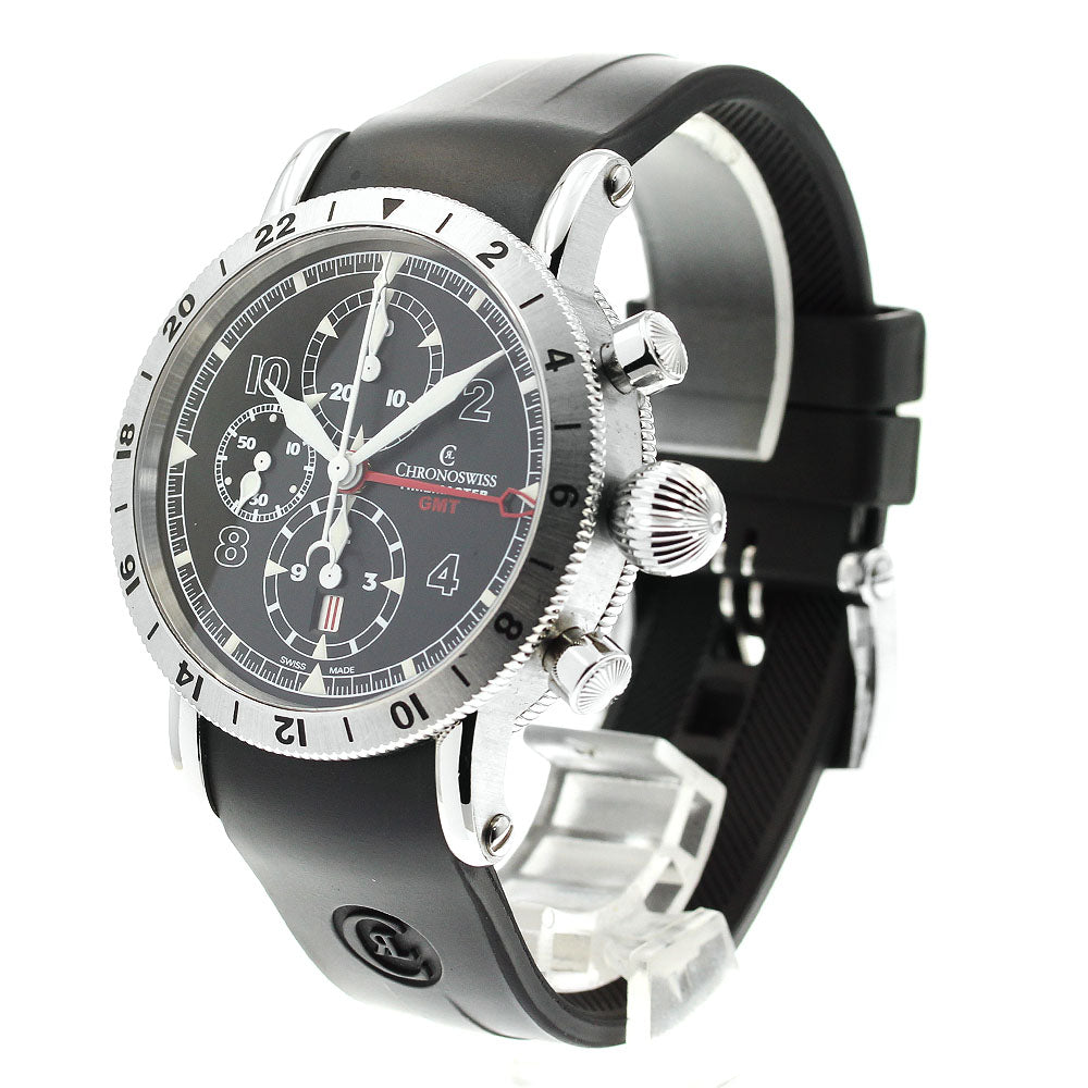 Chronoswiss Time master GMT chronograph black Dial Automatic Men's Watch_871598