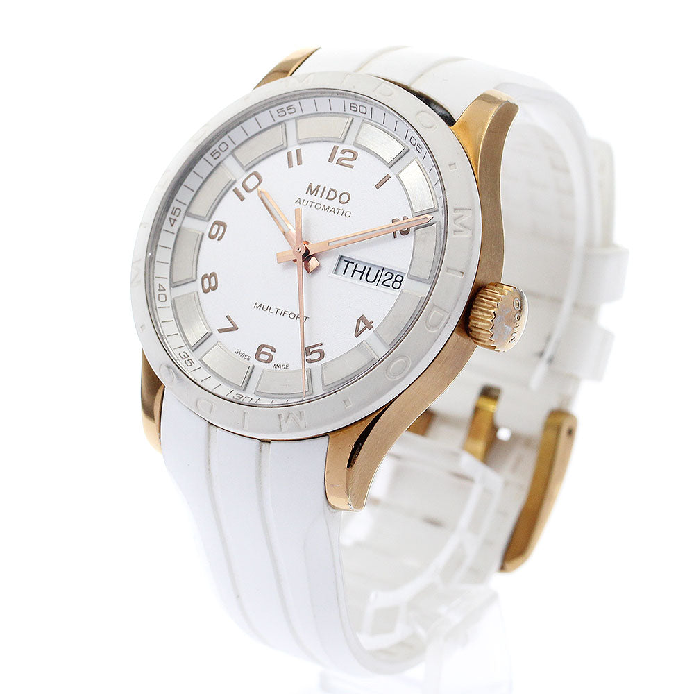 MIDO Multifort M018830A Day date white Dial Automatic Men's Watch_871603