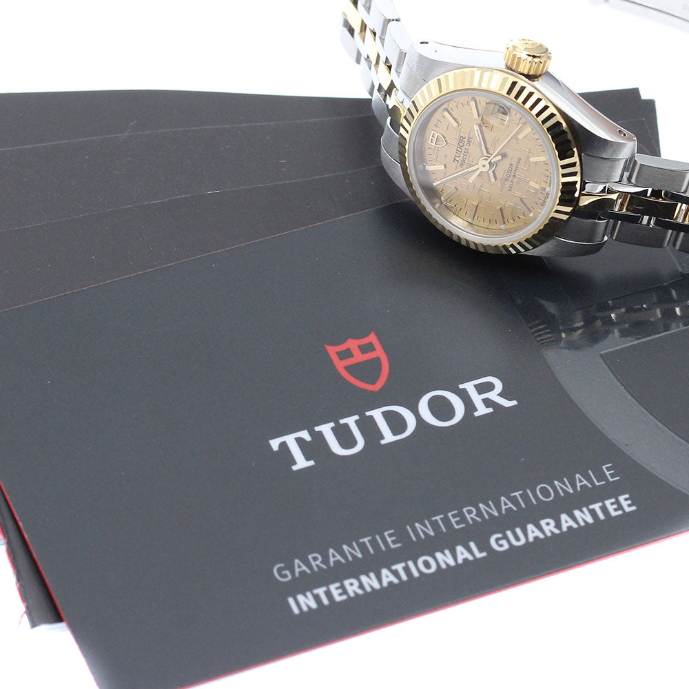 TUDOR Princess date 92513 YG2 tone gold Dial Automatic Ladies Watch_871627