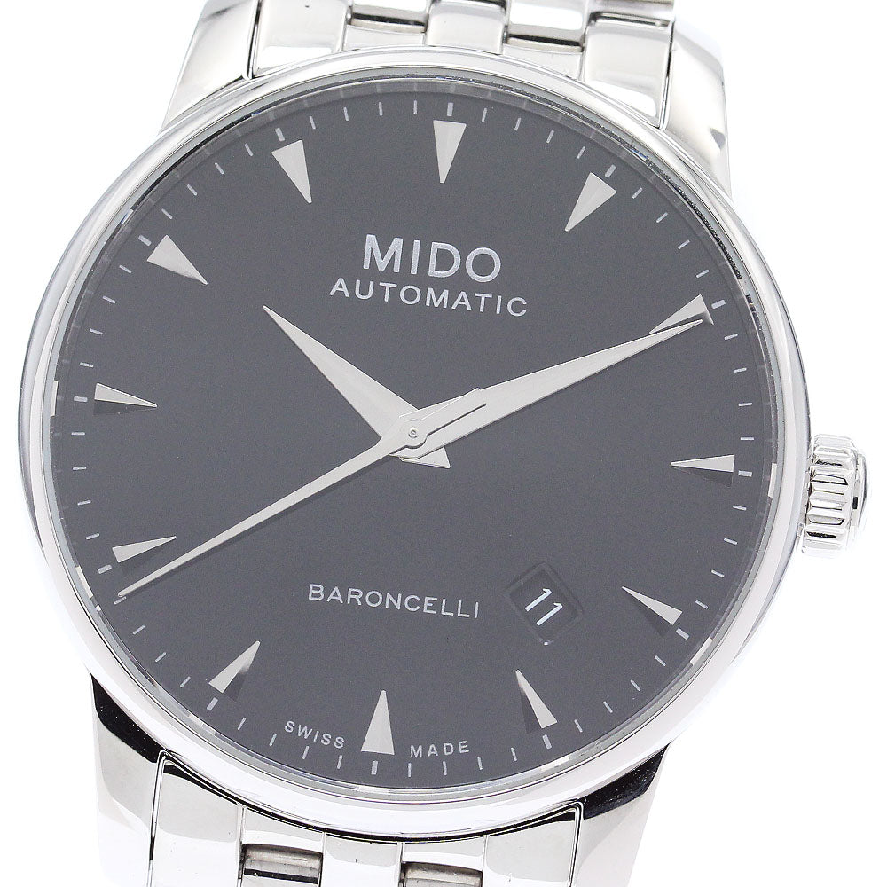 MIDO Baroncelli 8600B Date black Dial Automatic Men's Watch_871631