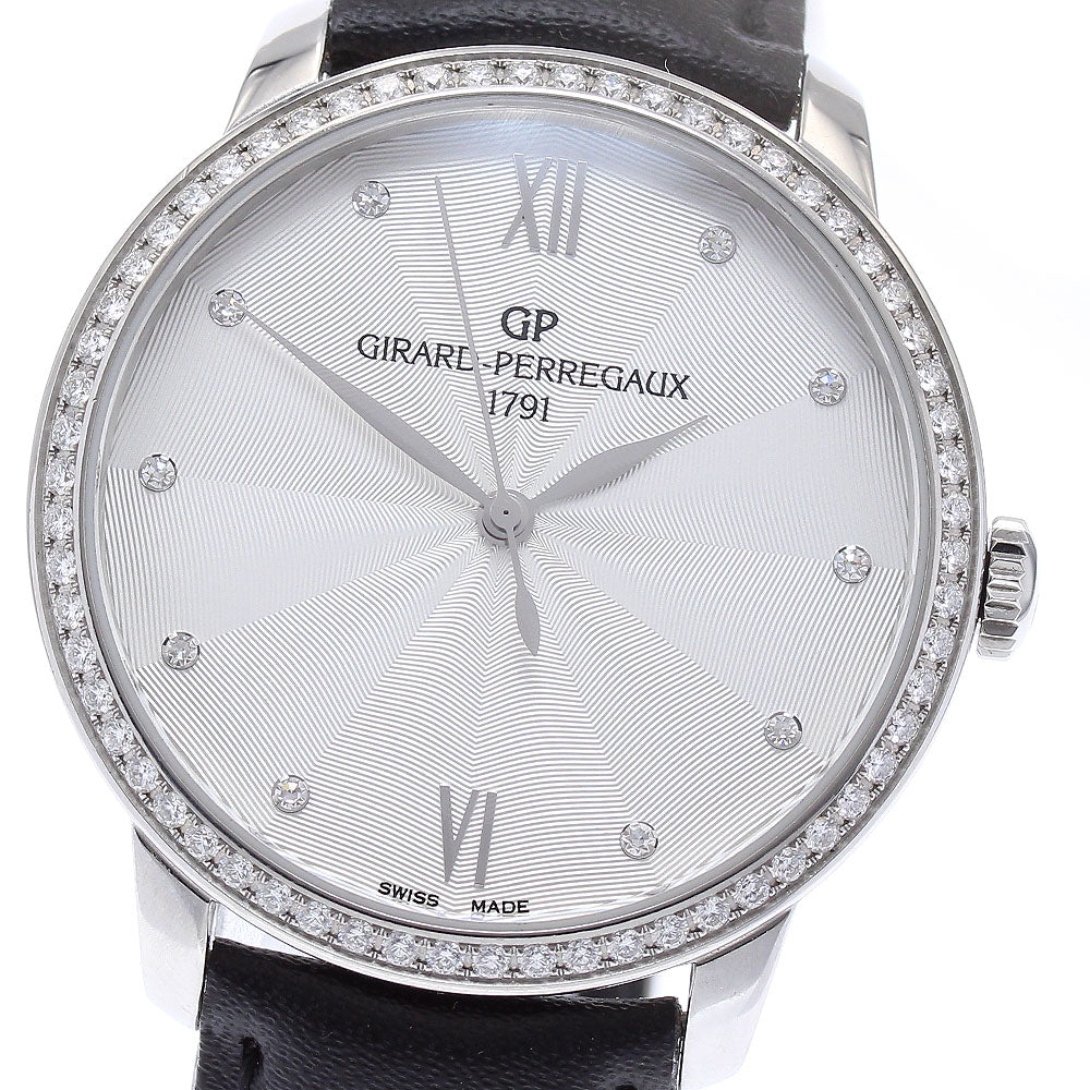 GIRARD PERREGAUX 1966 Lady 49523 10P Diamond Bezel Automatic Ladies Watch_871634