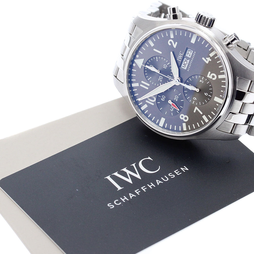 IWC SCHAFFHAUSEN Pilot watch IW377719 Chronograph day date AT Men's_871640