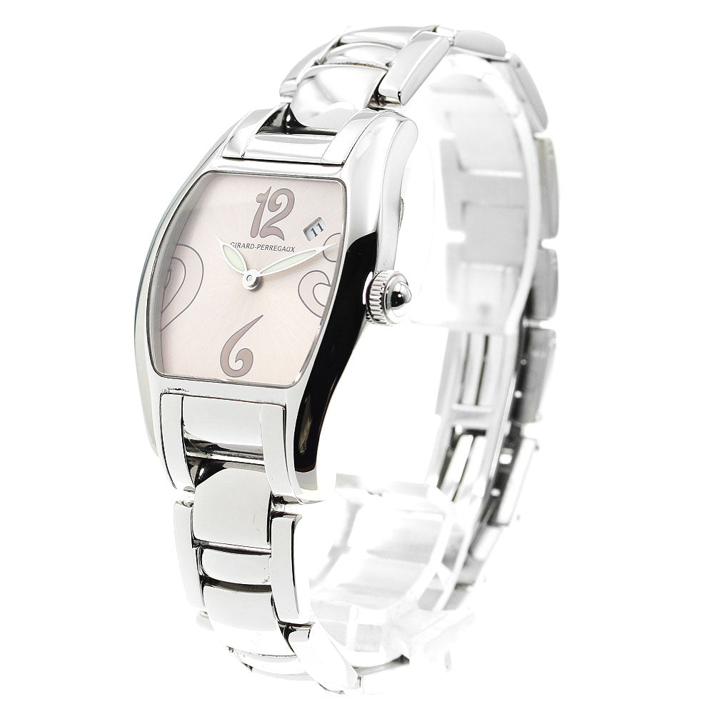 GIRARD PERREGAUX Richeville 2655 Date pink Dial Quartz Men's Watch_871643