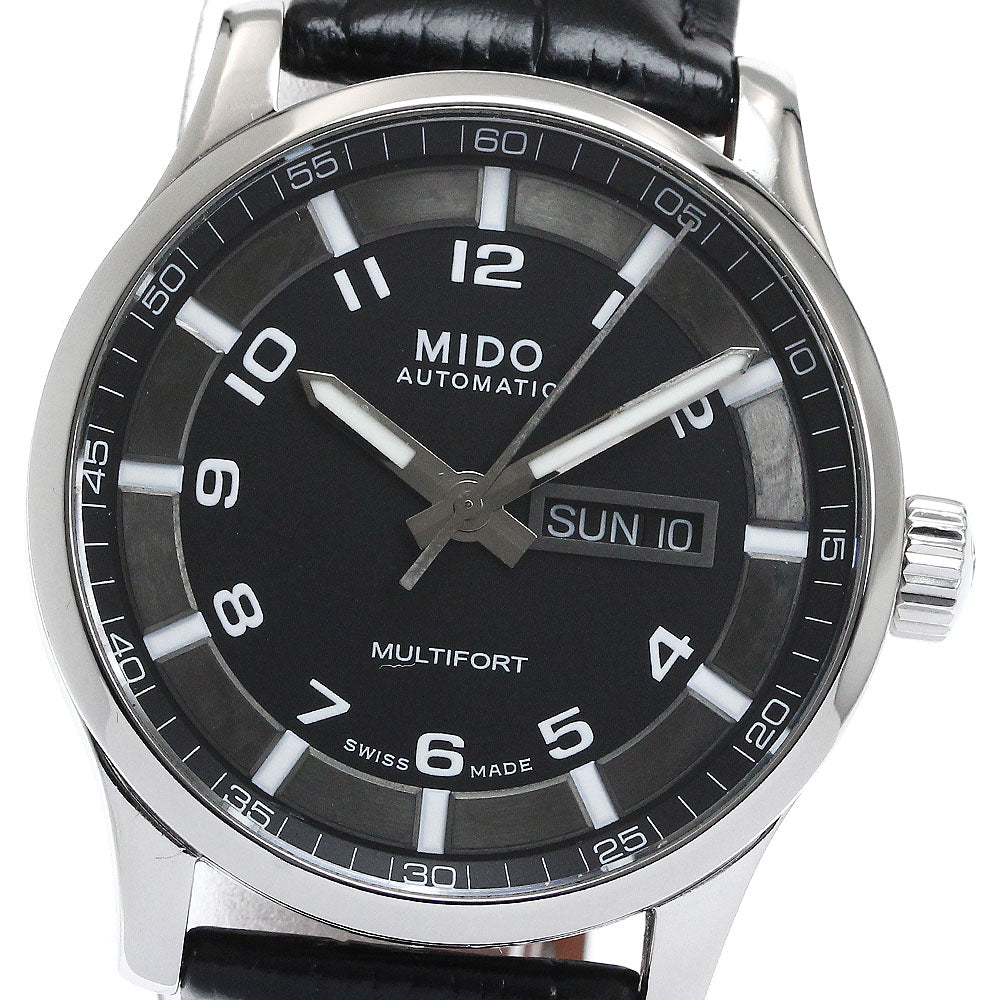 MIDO Mido Multifort M005430A Day date black Dial Automatic Men's Watch_871652