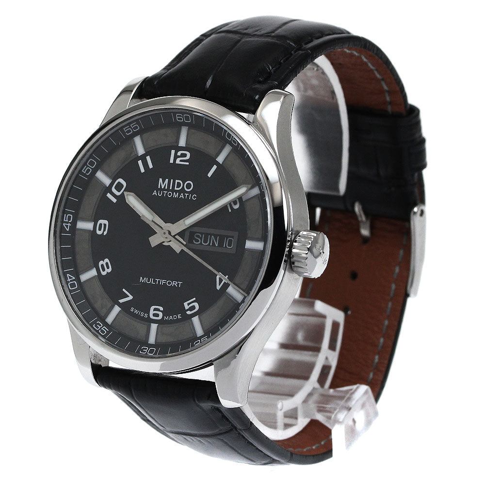 MIDO Mido Multifort M005430A Day date black Dial Automatic Men's Watch_871652