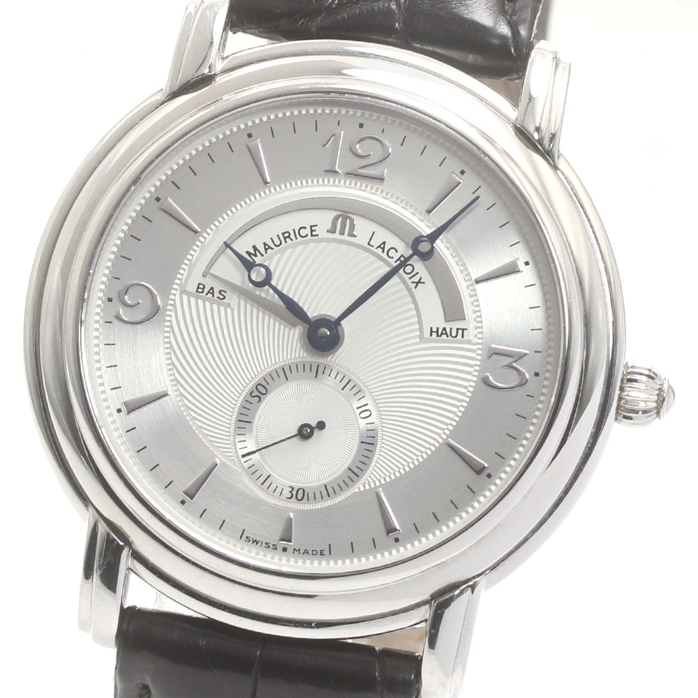 MAURICE LACROIX Masterpiece MP7098-SS001 Power reserve Silver Dial Hand Winding Men's Watch_871653