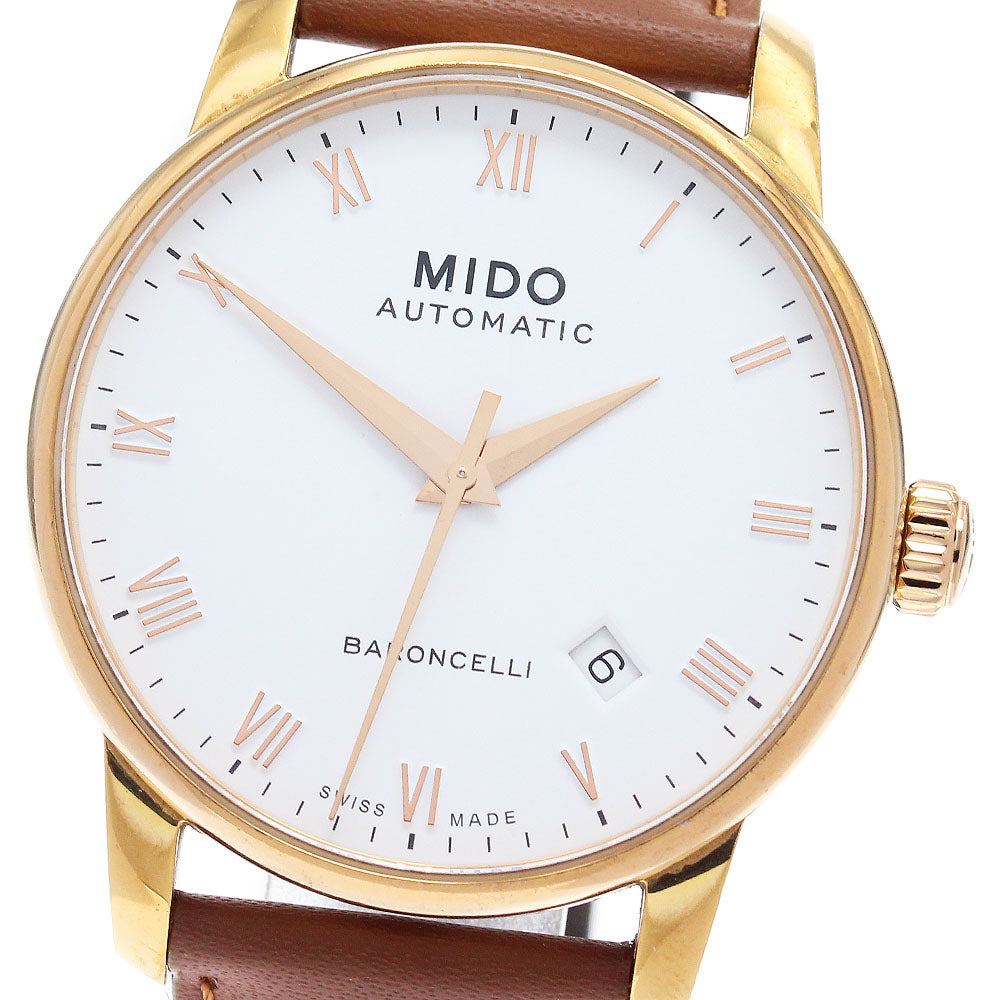 MIDO Baroncelli 8600B Date white Dial Automatic Men's Watch_871670