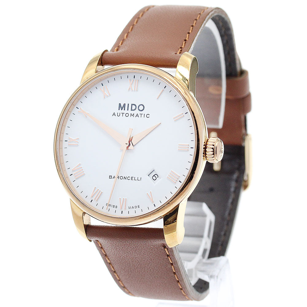 MIDO Baroncelli 8600B Date white Dial Automatic Men's Watch_871670